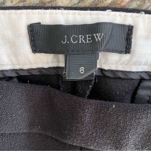 Women’s J. Crew Black Straight Leg Pants Size 6 - Picture 6 of 6